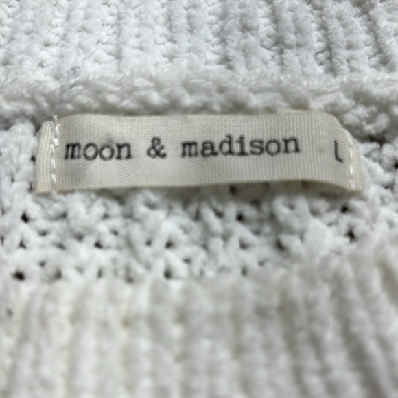 Moon & Madison Striped Cropped Sweater large - Picture 8 of 8